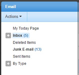 SmarterMail Inbox Closed